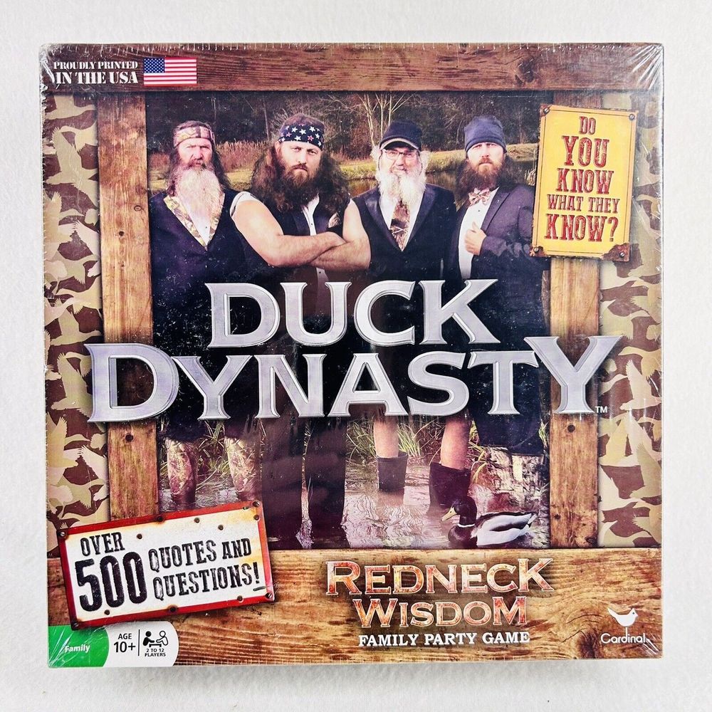 Duck Dynasty Redneck Wisdom Trivia Board Game Family Party Game Night